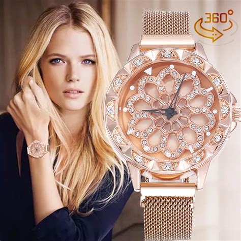 Women's Rose Gold Designer Watches 